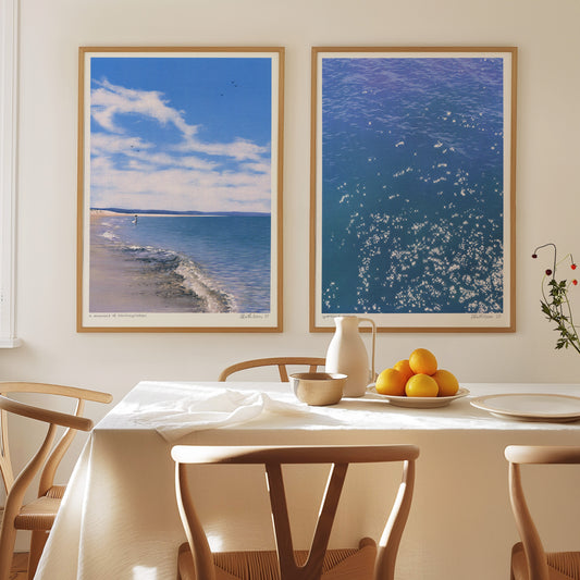 ocean blue - art print duo