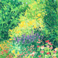 oil pastel garden #3 - art print