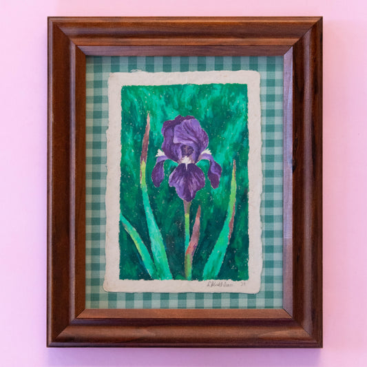 oil pastel mini #1 - framed original