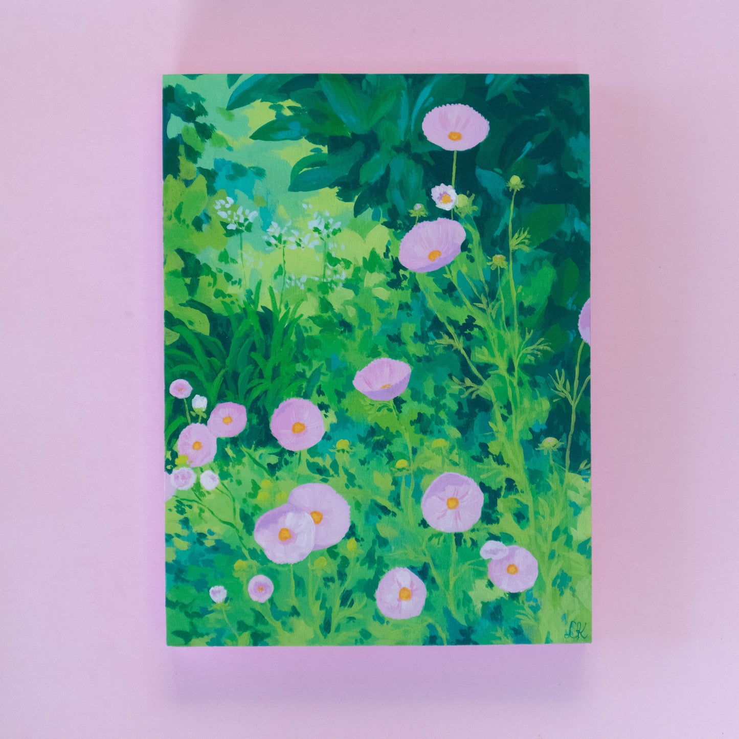 summer cosmos - original painting