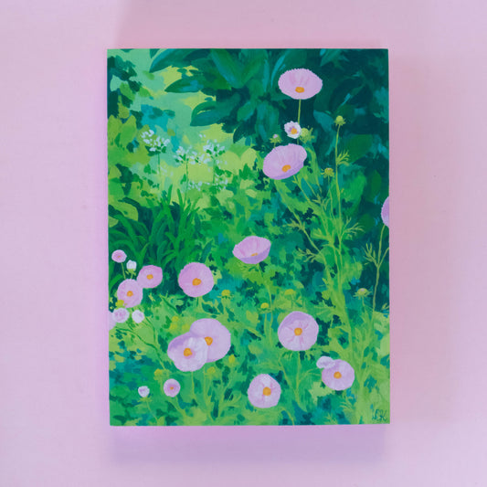 summer cosmos - original painting