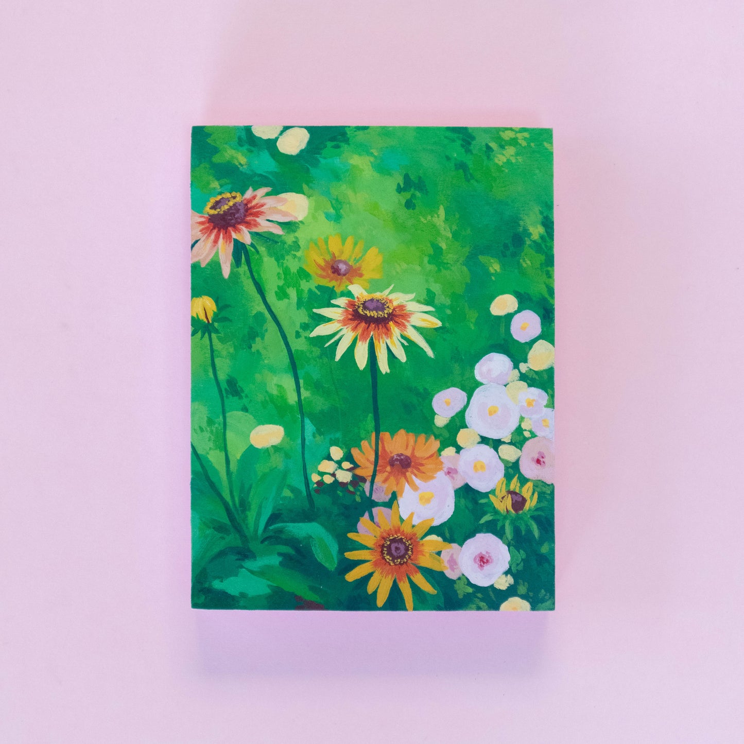 striking rudbeckia - original painting