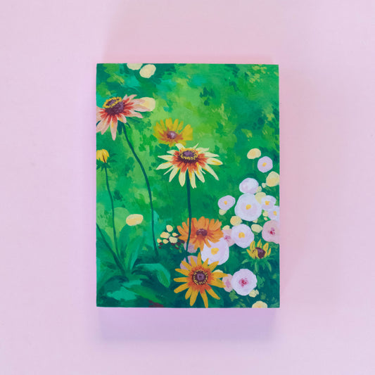 striking rudbeckia - original painting