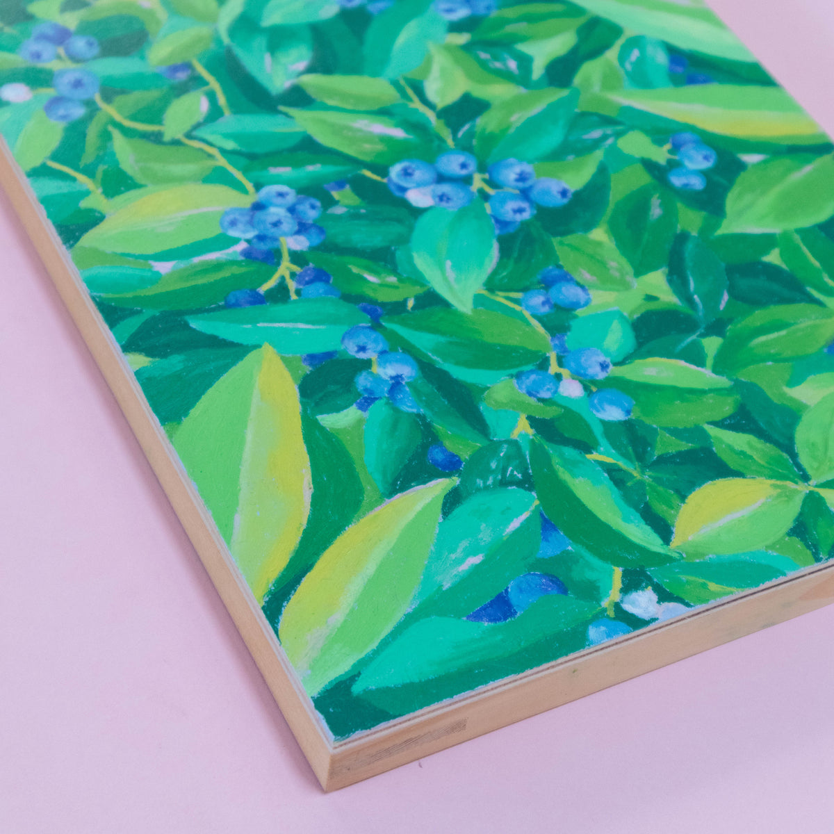 an abundance of blueberries - original artwork