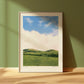 over the hills - art print