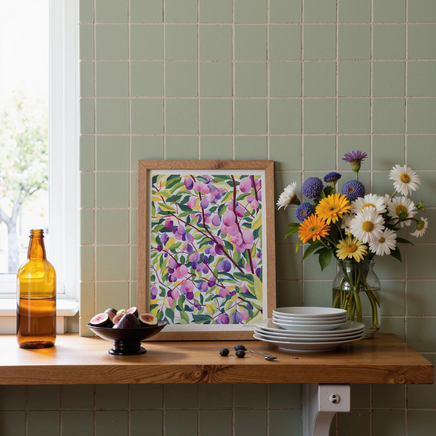 plum season - art print