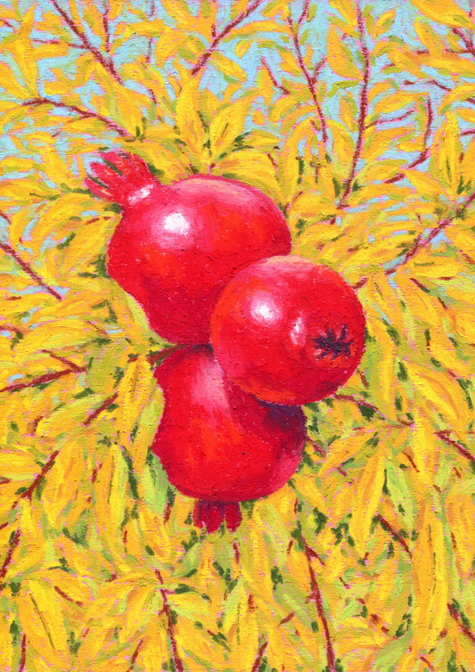 autumn jewels - art print