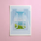 room with a view - art print