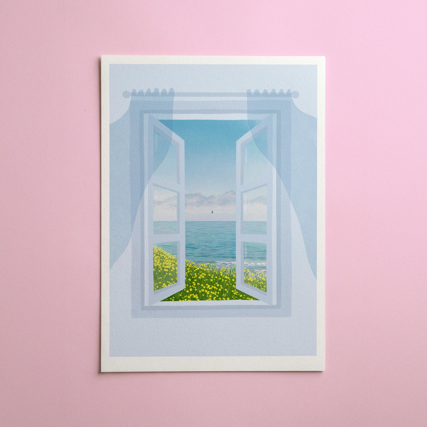 room with a view - art print