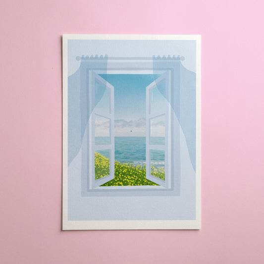 room with a view - art print