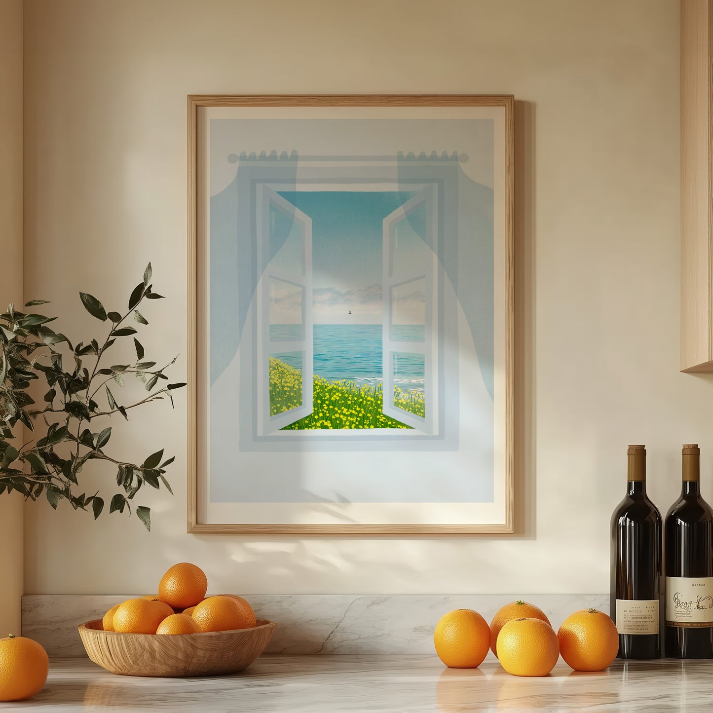 room with a view - art print