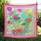 square satin scarf - the gardener