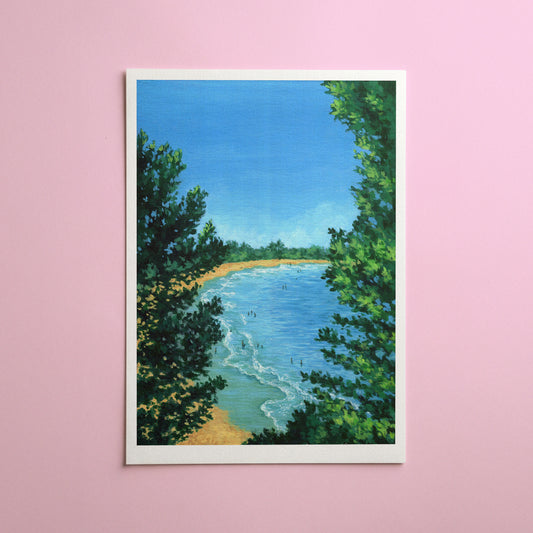 seaside afternoon - art print