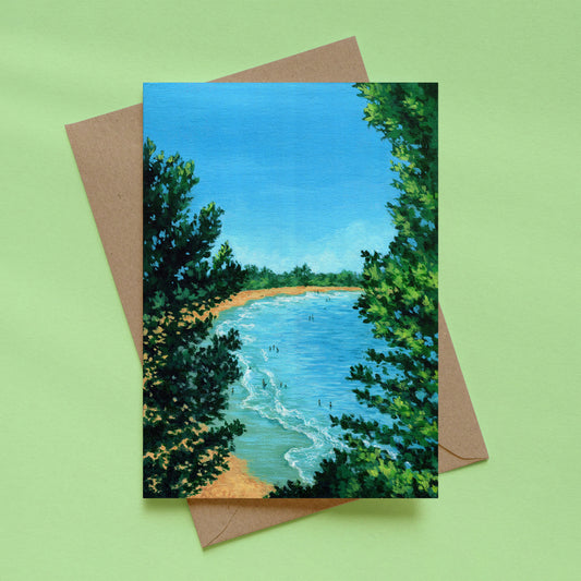 greeting card - seaside afternoon