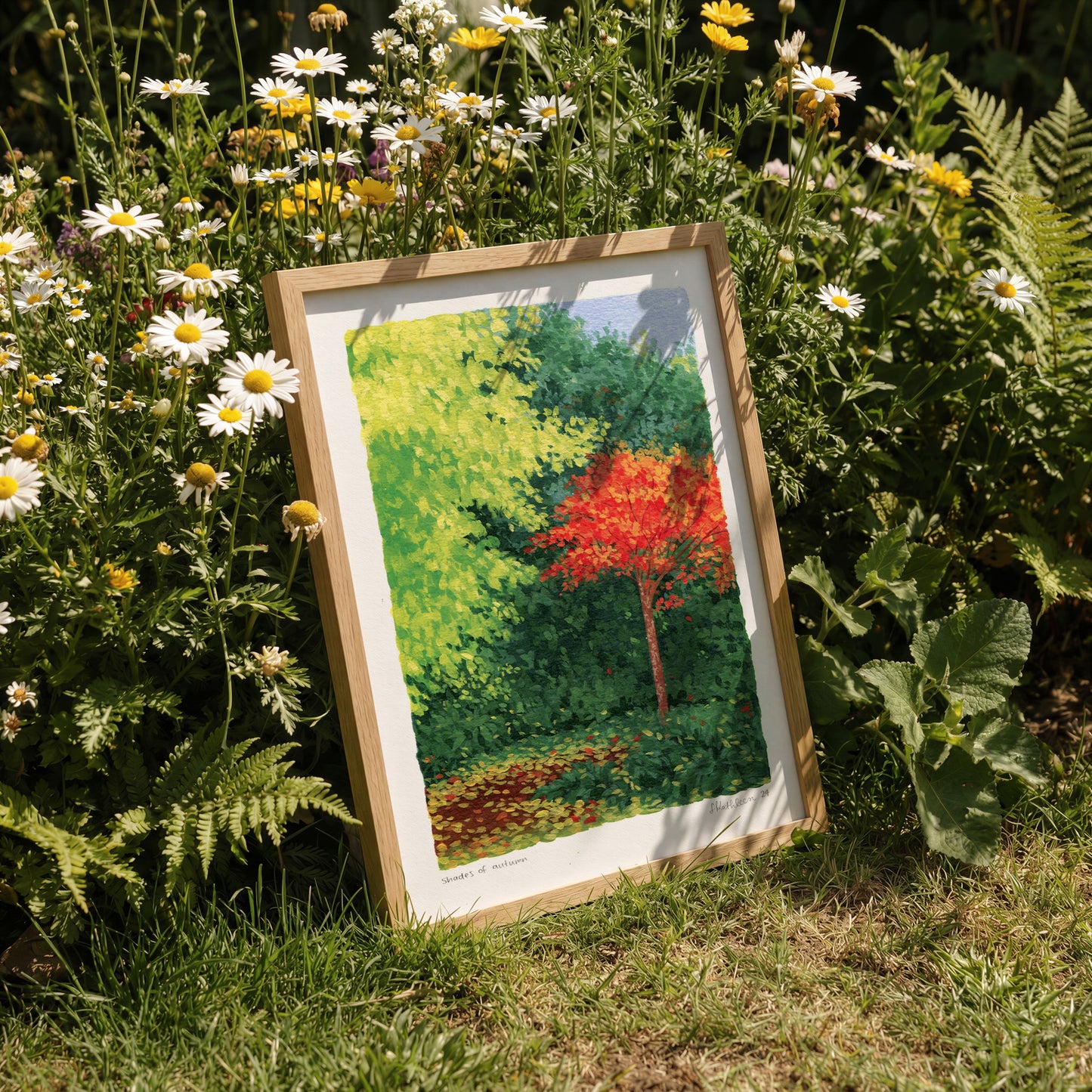 shades of autumn - art print