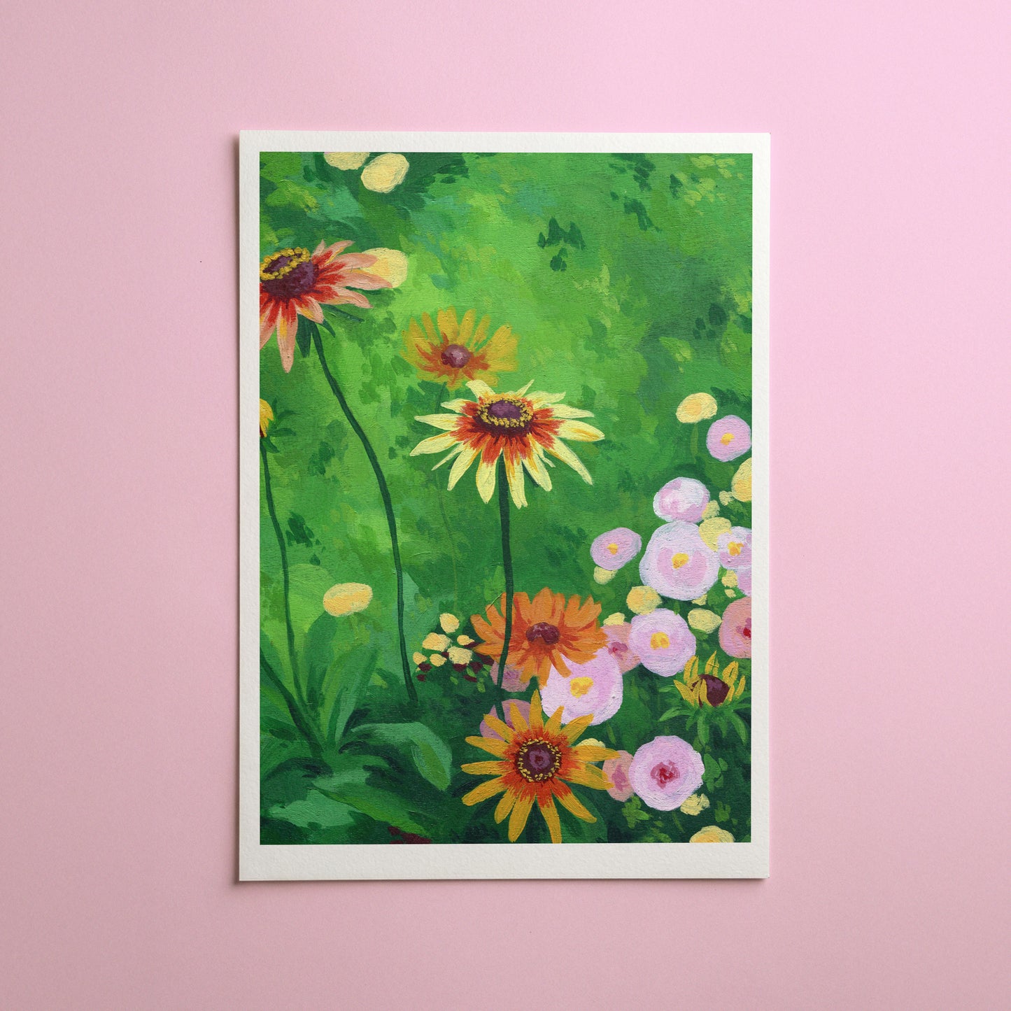striking rudbeckia - art print
