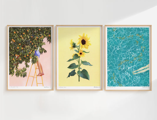 summer days - art print trio