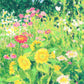 oil pastel garden #1 - art print