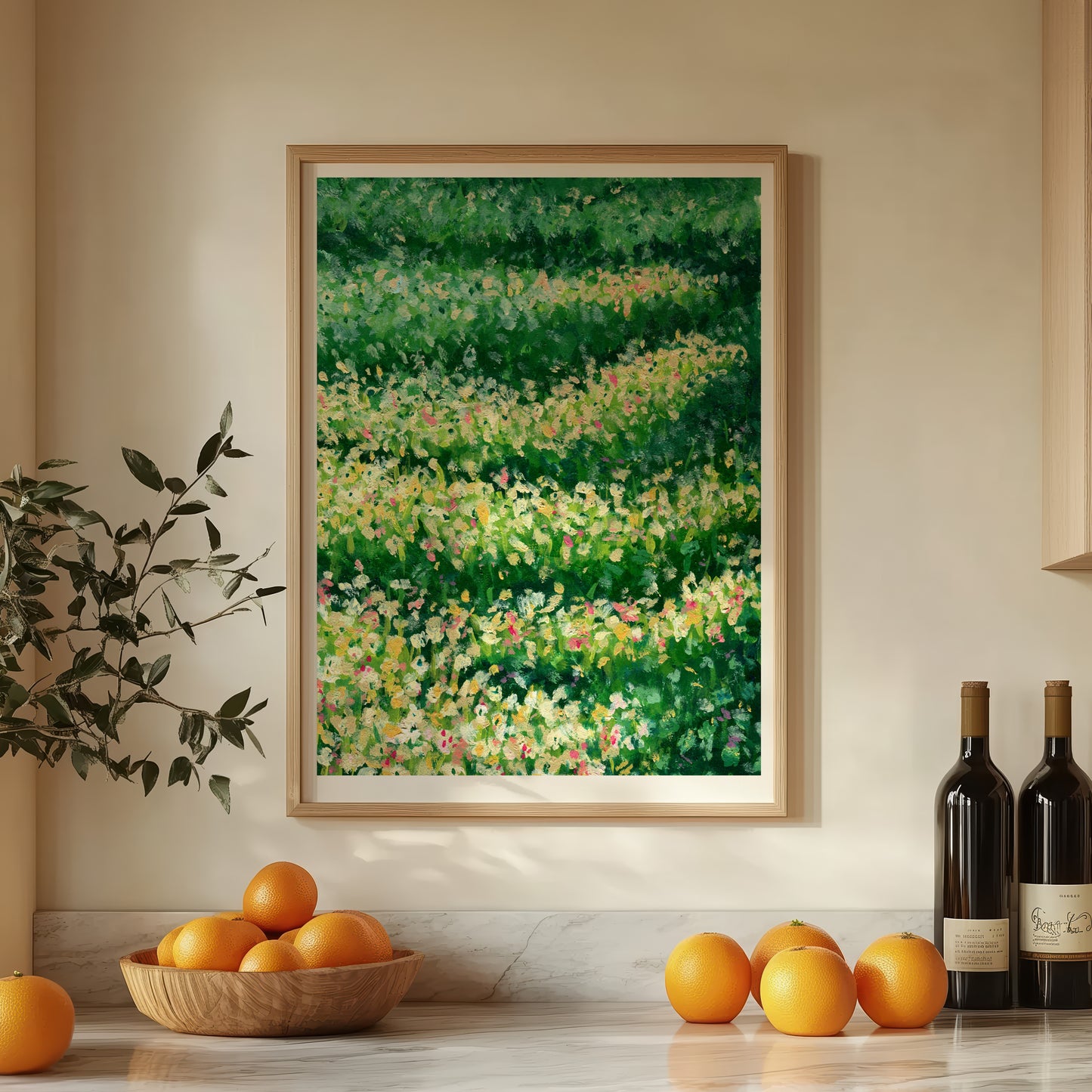 sunlit field - art print