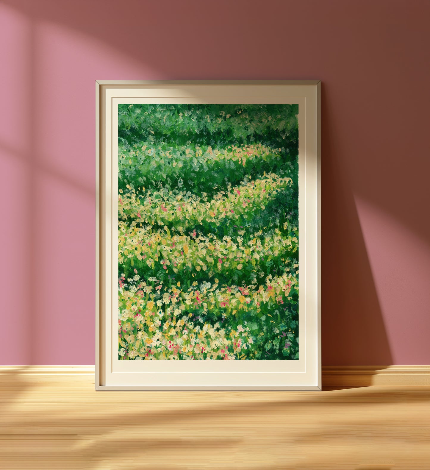 sunlit field - art print