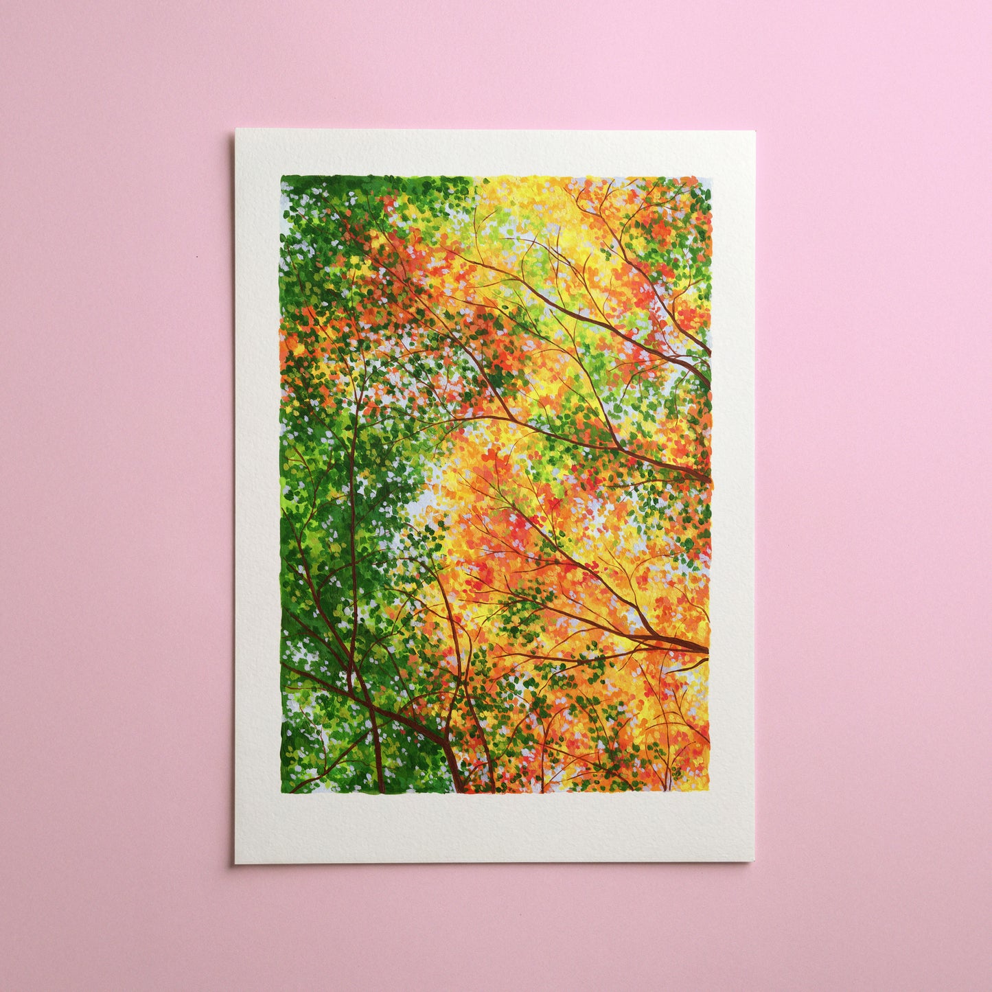 the changing canopy - art print