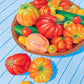 a plethora of tomatoes - art print