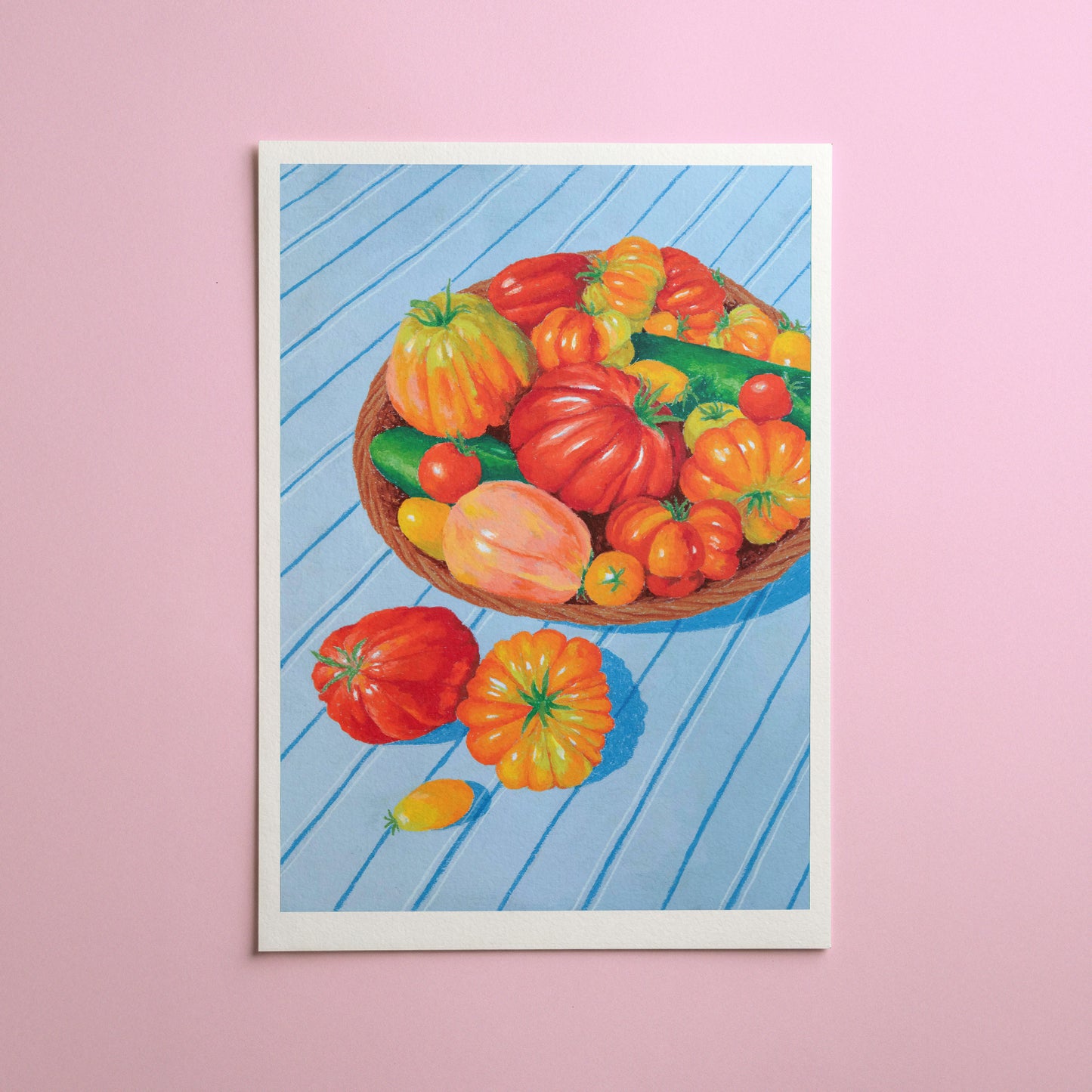 a plethora of tomatoes - art print