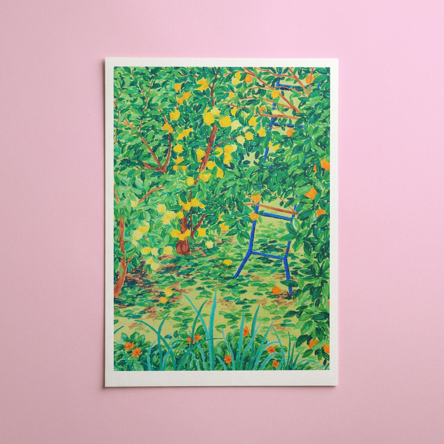winter pruning - art print